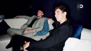 Submissive Asian chick takes three monster cocks in her tight ass and gets a mind-blowing orgasm - 1 image