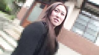 Naughty Japanese MILF Nagisa Fukushima rubs her hot body against a stranger's fire