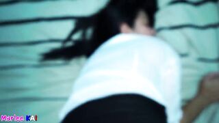 Asian MILF whore gets her pussy pounded hard in a cum-covered compilation - 9 image