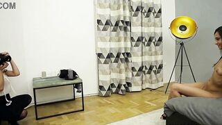 Shrima Malati gets a steamy casting with Alina Henessy in a long, hot lesbian fuck