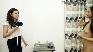 Shrima Malati gets a steamy casting with Alina Henessy in a long, hot lesbian fuck - 7 image