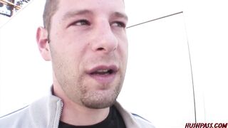 Kia Takes on a Massive White Cock and Takes a Facial - 5 image