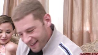 Kia Takes on a Massive White Cock and Takes a Facial - 6 image