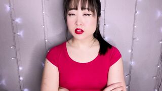 Step-sis gives you a JOI while she strokes your cock in a dirty round-ass way - 1 image