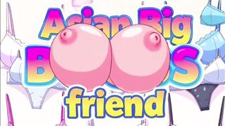 Hot Asian chick with huge boobs gets a hardcore pounding in this hentai animation