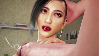 Hot Asian chick with huge boobs gets a hardcore pounding in this hentai animation