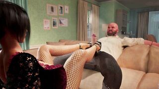 Hot Asian chick with huge boobs gets a hardcore pounding in this hentai animation