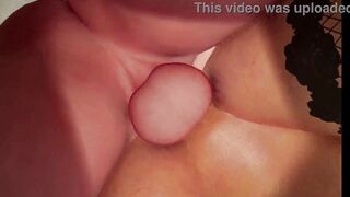 Hot Asian chick with huge boobs gets a hardcore pounding in this hentai animation