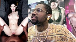 Petite Japanese slut with tight body gets a hardcore facial and deepthroats a big cock - 15 image