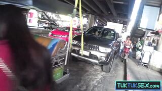 Thai MILF picked up in mall for hardcore threesome action on camera - 6 image