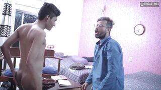 Hot Desi Thirki Teacher dominates curvy body schoolgirl & boy in hardcore threesome - 7 image