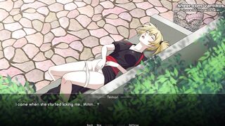 Petite Asian Teen Sakura Doggystyle Anal Sex with Creampie in the Office at Hospital in Naruto: Kunoichi Trainer game