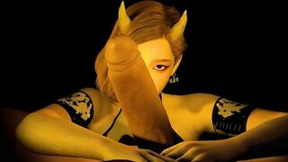 Huge-titted cow girl gets her lactating boobs fondled and fucked hard in 3D hentai - 15 image