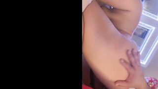 Amateur Asian rides and sucks huge cock before getting a creamy surprise - 9 image