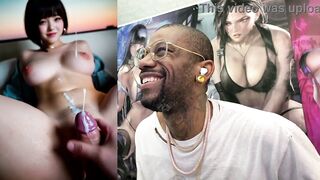 Watch how this Asian amateur gets her tight bald pussy creamed and covered in jizz - 9 image