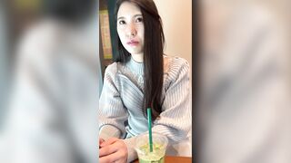 Kyoka's Japanese lover can't resist her cuckold fantasies and gives her a cumshot - 5 image