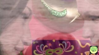 Blonde Asian babes dirty talk & toy their way into a wild interracial threesome