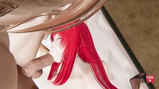 Rias Gremory gets nailed from the back in this uncensored Japanese Asian Hentai - Japanese Anime Cartoon Game Porn Video - 13 image