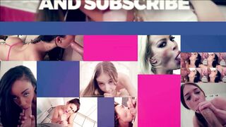 Watch Mina Luxx give a sloppy deepthroat blowjob in Only Teen BlowJobs POV video
