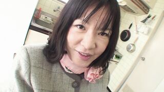 Makiko Nakane enjoys solo fun with a lucky guy & gets a messy creampie - 13 image