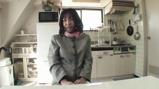 Makiko Nakane enjoys solo fun with a lucky guy & gets a messy creampie - 6 image