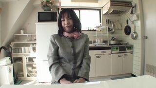 Makiko Nakane enjoys solo fun with a lucky guy & gets a messy creampie - 8 image