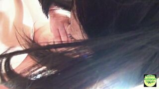 Riku Sena can't resist fingering passionately while riding his hard cock - 15 image