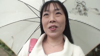 Fumiko Manaka, the hot Asian brunette, gets down & dirty with a stranger's house for some steamy sex - 3 image