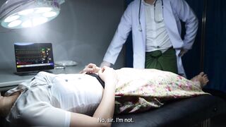 Doctor Non-stop bangs Asian slut until she gets a creampie - 1 image