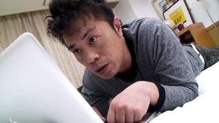 Watch this Japanese MILF get her tight ass stretched wide open by a gorgeous babe's hand - 1 image