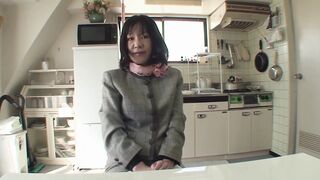 Mature Japanese housewife gets naughty with homemade porn - 1 image