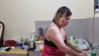 Chubby Asian Stepdaughter Takes on Her Stepdad's Cock for the Ultimate Cumshot Celebration - 1 image