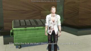 Watch this horny Asian math teacher get pounded hard by a big buff guy in the shower - 1 image