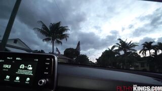 Naughty Asian hooker gets banged in the back of car like a pro - 3 image