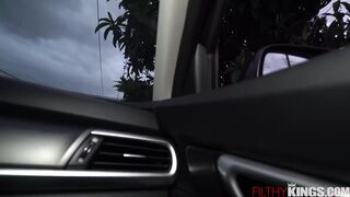 Naughty Asian hooker gets banged in the back of car like a pro - 5 image