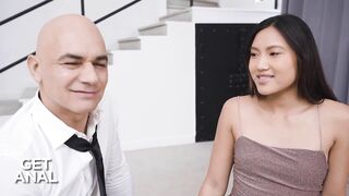 Thai teen May Thai takes a daily dose of rough anal pounding from big black cock - 2 image
