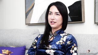 Isabel Love, the submissive Asian slut, shares her interview with you