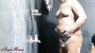Sexy Indian Couple gets their tight pussy pounded in the bathroom - 10 image
