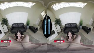 Watch as Asian Cuties Husband's Cock is too Small to Fit Her Massive Tits in POV VR - 10 image