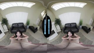 Watch as Asian Cuties Husband's Cock is too Small to Fit Her Massive Tits in POV VR - 11 image