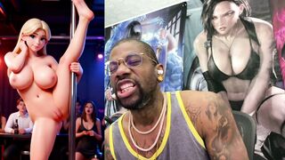 Petite Ebony Slut Bonded Up And Ridden By Machine, Deepthroats Dildo Machine & Takes Cum On Her Slutty Bald - 14 image