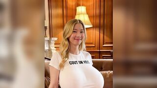 Chanelle, a young, busty French woman of Asian descent, is naive about porn and takes her first casting for her first time in 3D - 1 image