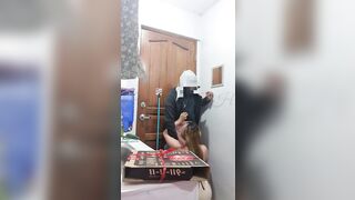Sex with strangers deliveryman fuck hard,nagpakantot sa pizza deliveryman bilis umiyot - 5 image