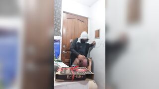 Sex with strangers deliveryman fuck hard,nagpakantot sa pizza deliveryman bilis umiyot - 7 image