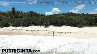 Horny Asian Babe Putri Cinta get fucked on a beach - 8 image