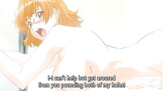 MILF Stepsister Takes a Bath with her 18yo Stepbrother - Uncensored Hentai [Subtitled] - 12 image
