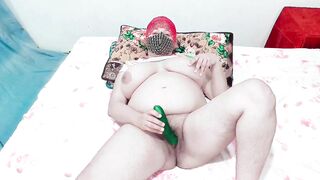 perfect Tits Hindi Bbw Sex With Cucumber - 4 image