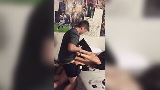 Cuck Records His Asian Gf Getting Fucked - 14 image