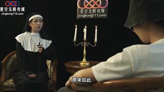 XK8162 - Hot Devoted Asian Nun with Rounded Huge Ass will do anything to save a Soul - 2 image