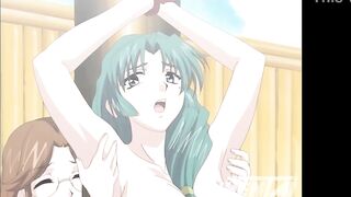 Stepmom Ejecting Milk from her Big Breasts! Uncensored Hentai [Subtitled] - 7 image